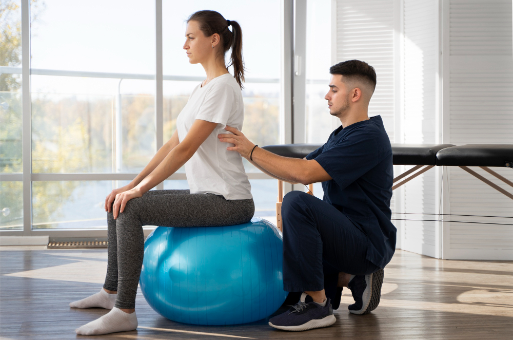 Sports rehabilitation session